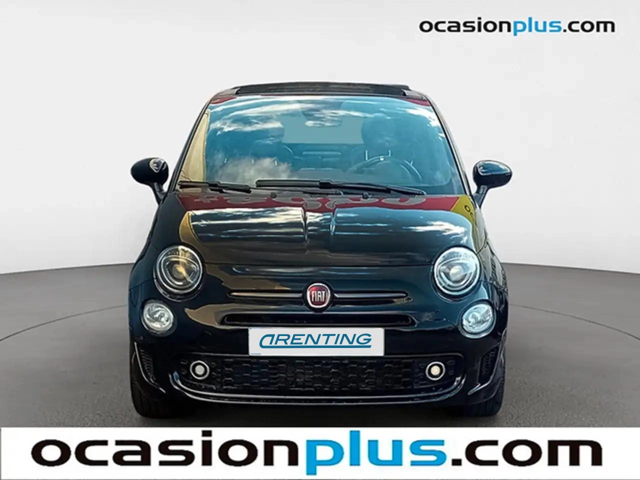 Renting Fiat 500C 1.0 Hybrid Sport 52kW Negro