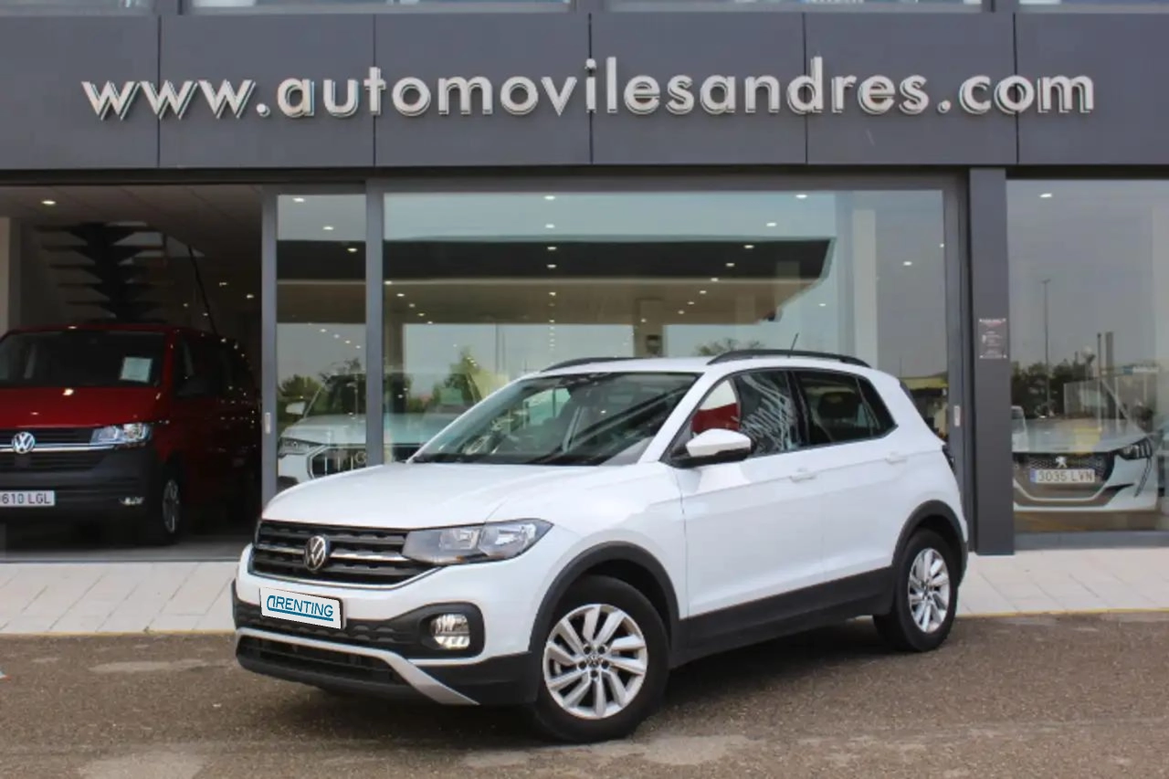 Renting Volkswagen T-Cross 1.0 TSI Advance DSG7 81kW Blanco