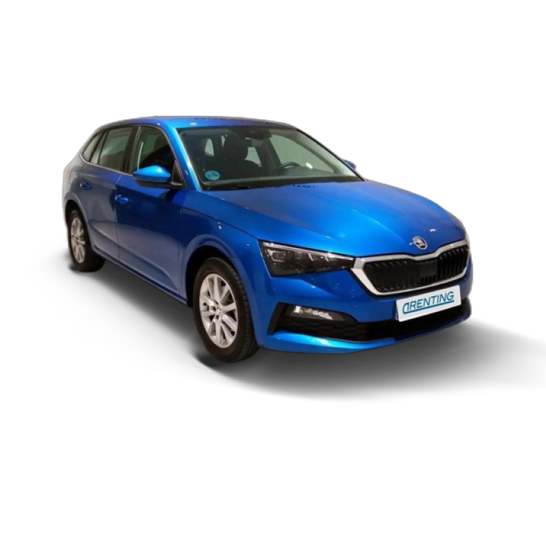 Renting Skoda Scala 1.0 TSI Ambition 81kW Azul