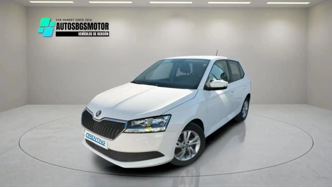 Renting Skoda Fabia 1.0 TSI Ambition Plus 81kW Blanco