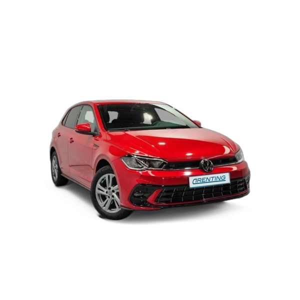 Renting Volkswagen Polo 1.0 TSI R-Line DSG 81kW Rojo