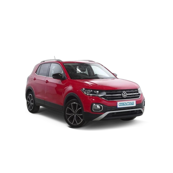 Renting Volkswagen T-Cross 1.0 TSI Sport 81kW Rojo