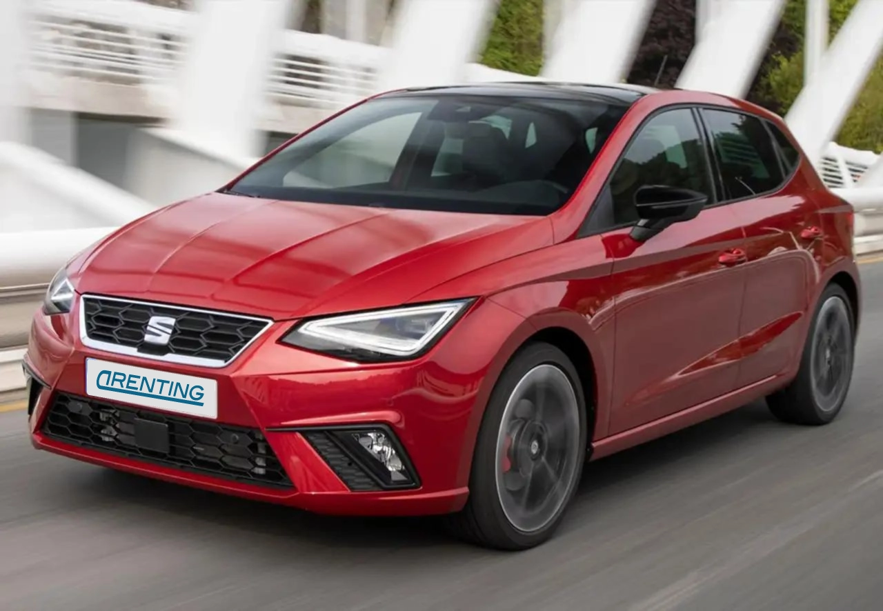 Renting SEAT Ibiza 1.0 TSI S&S Reference 95 Rojo