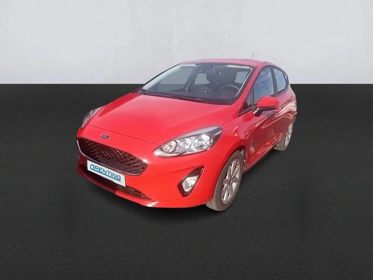 Renting Ford Fiesta 1.1 PFI GLP 55kW (75CV) Trend 5p Rojo