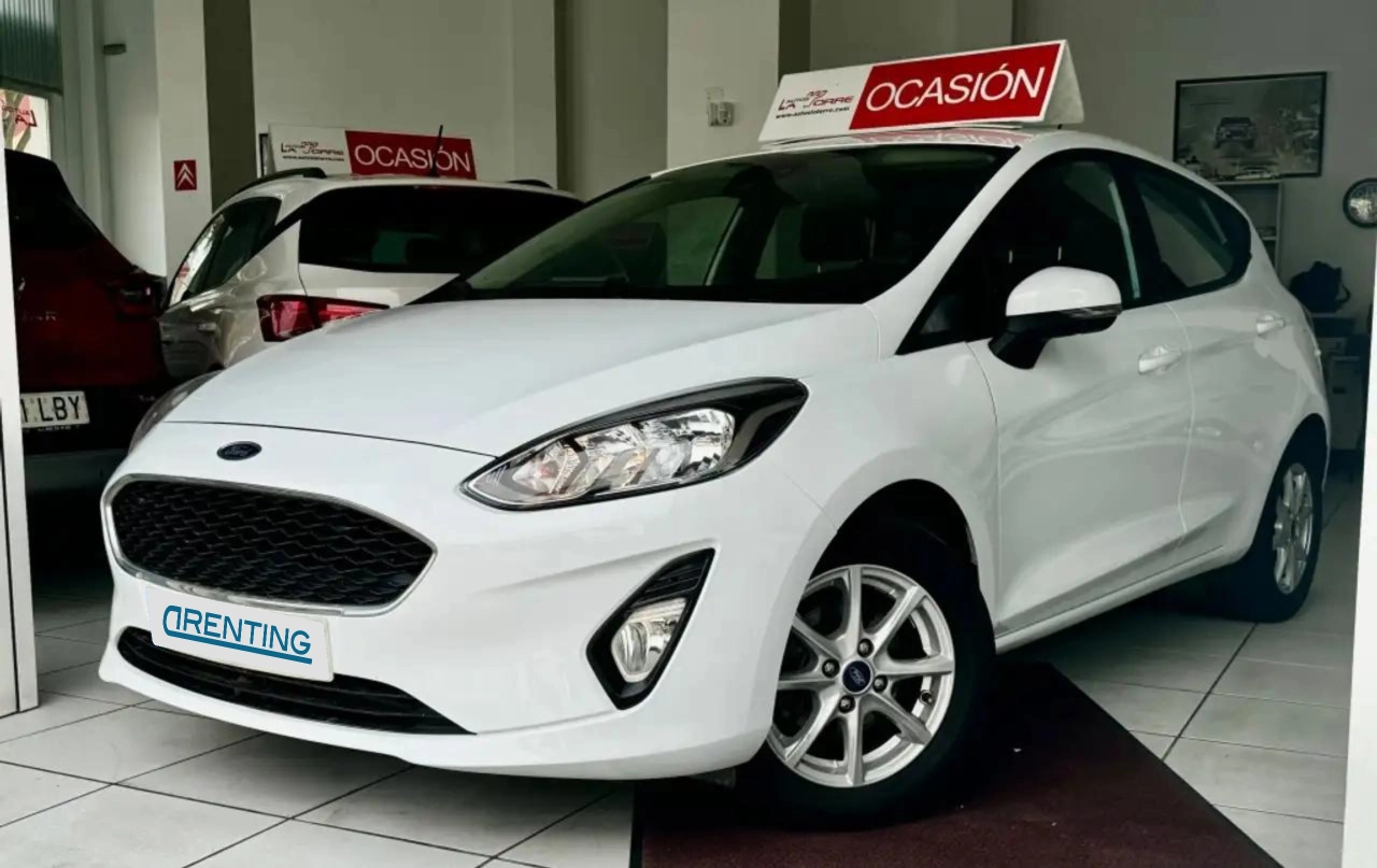 Renting Ford Fiesta 1.1 Ti-VCT Trend Plateado 1