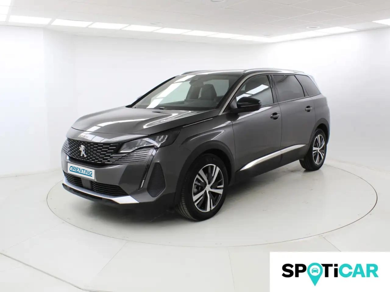 Renting Peugeot 5008 1.2 100KW Allure Pack eDCS6 Gris