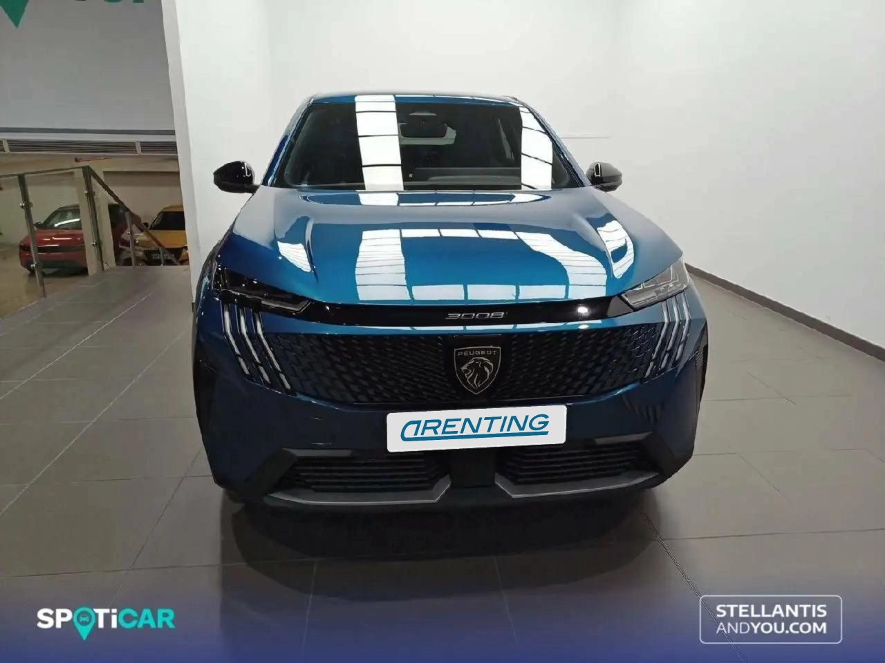 Renting Peugeot 3008 1.2 100KW  eDCS6 Allure Azul