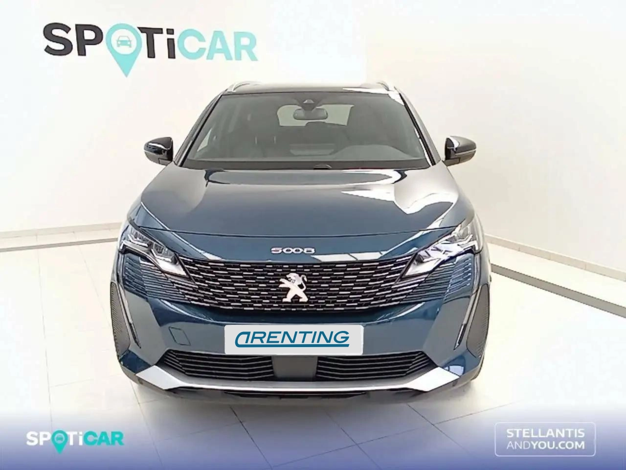 Renting Peugeot 5008 1.2 100KW  eDCS6 Allure Pack Azul 1