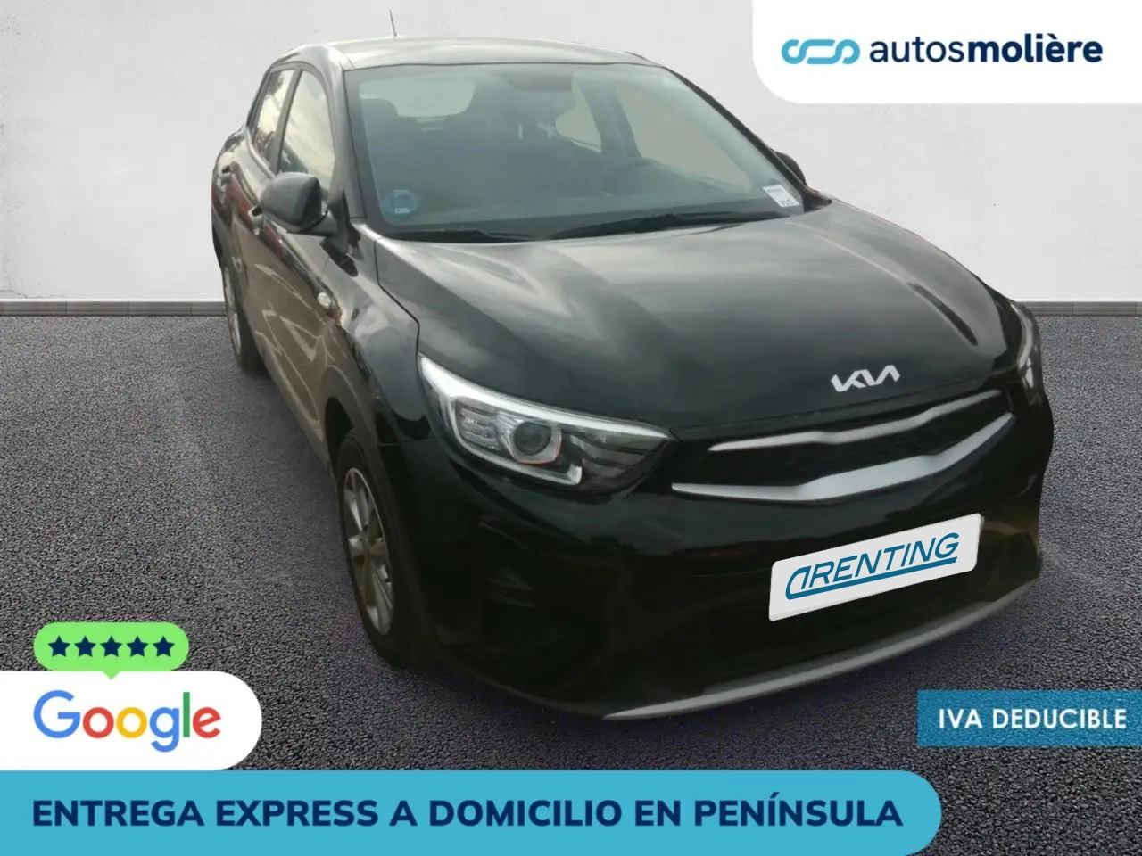 Renting Kia Stonic 1.2 DPi Drive Negro 2