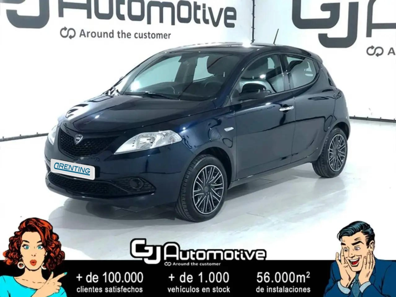 Renting Lancia Ypsilon 1.2 Gasolina 69cv 1.2 Gasolina 69cv Azul