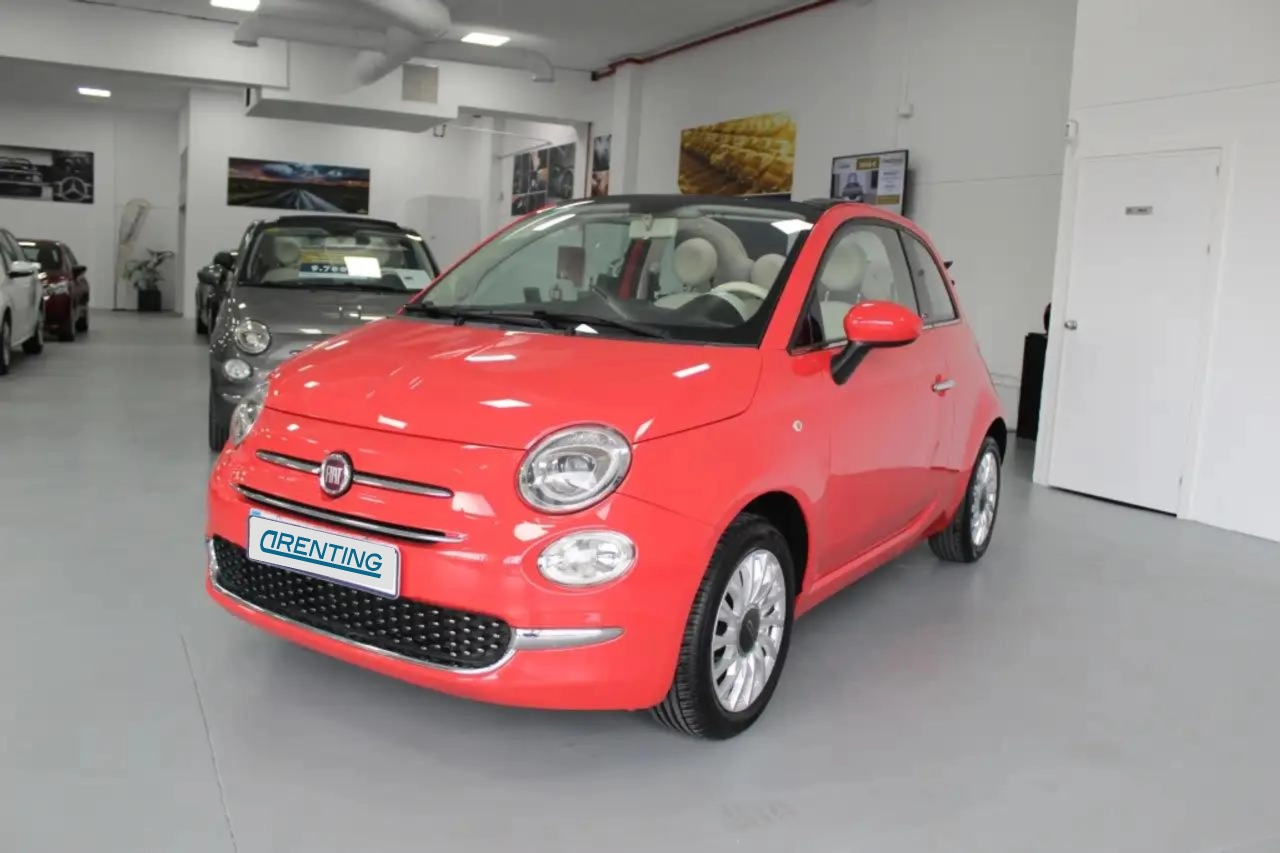 Renting Fiat 500C 1.2 Lounge Rojo 1