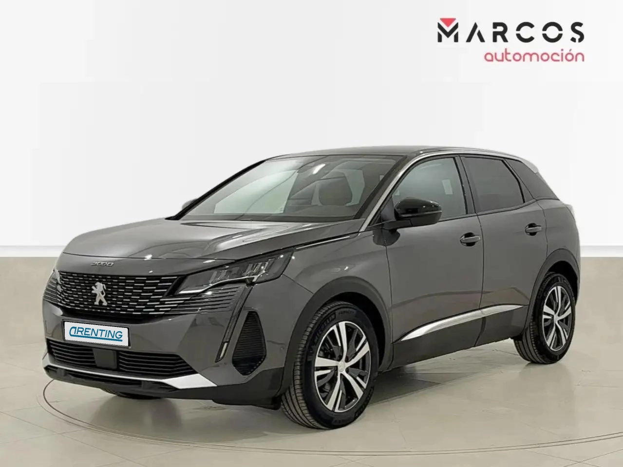 Renting Peugeot 3008 1.2 PureTech 96KW S&S Allure Pack EAT8 Gris 1