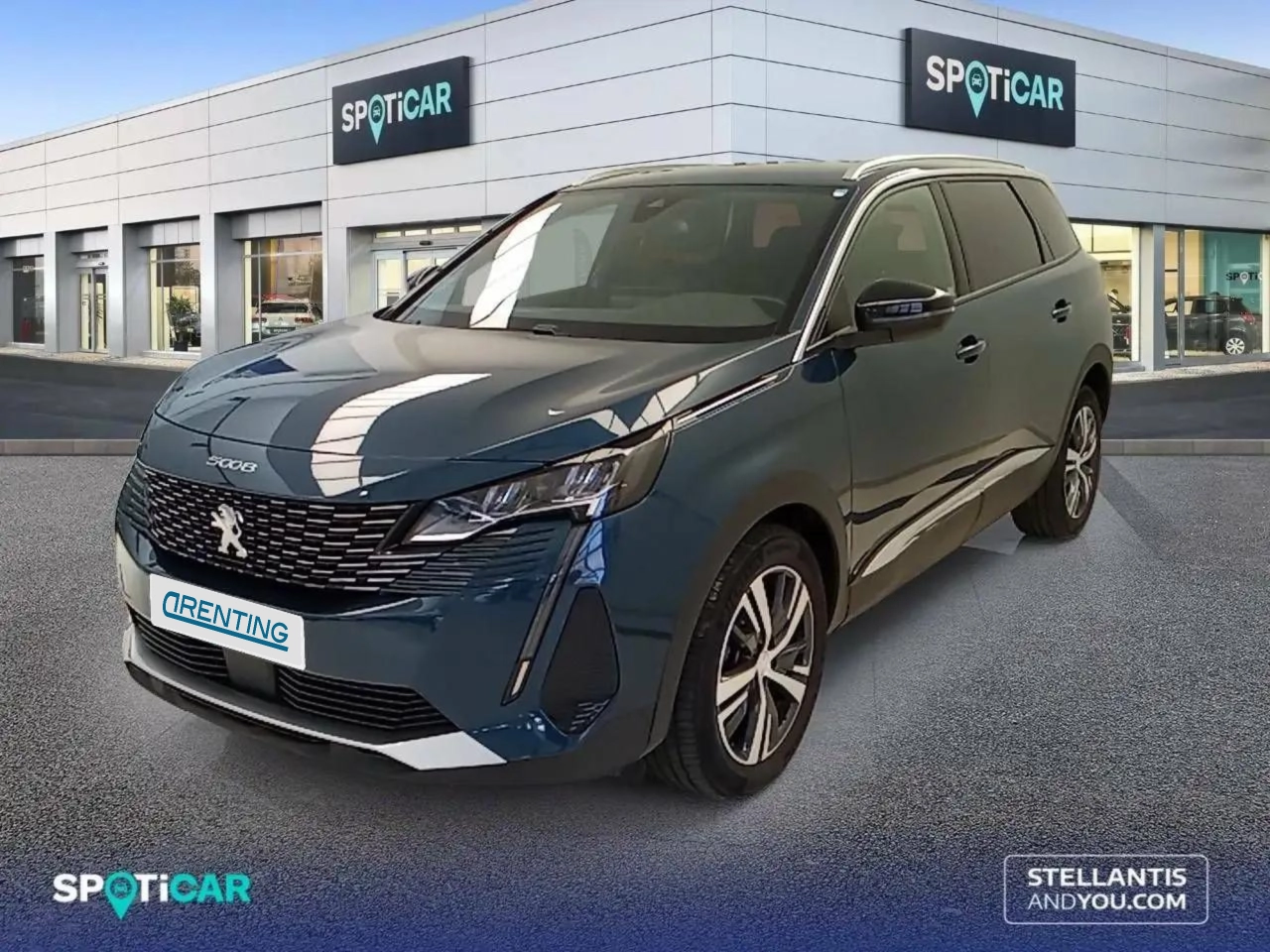 Renting Peugeot 5008 1.2 PureTech 96KW S&S  EAT8 Allure Pack Azul