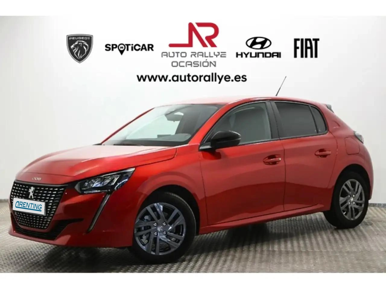 Renting Peugeot 208 1.2 Puretech S&S Active Pack EAT8 100 Rojo