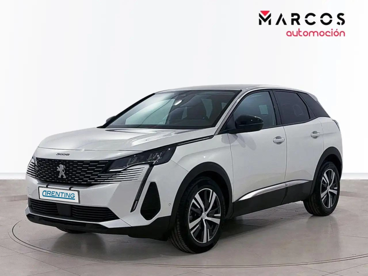 Renting Peugeot 3008 1.2 PureTech S&S Allure 130 Blanco 3