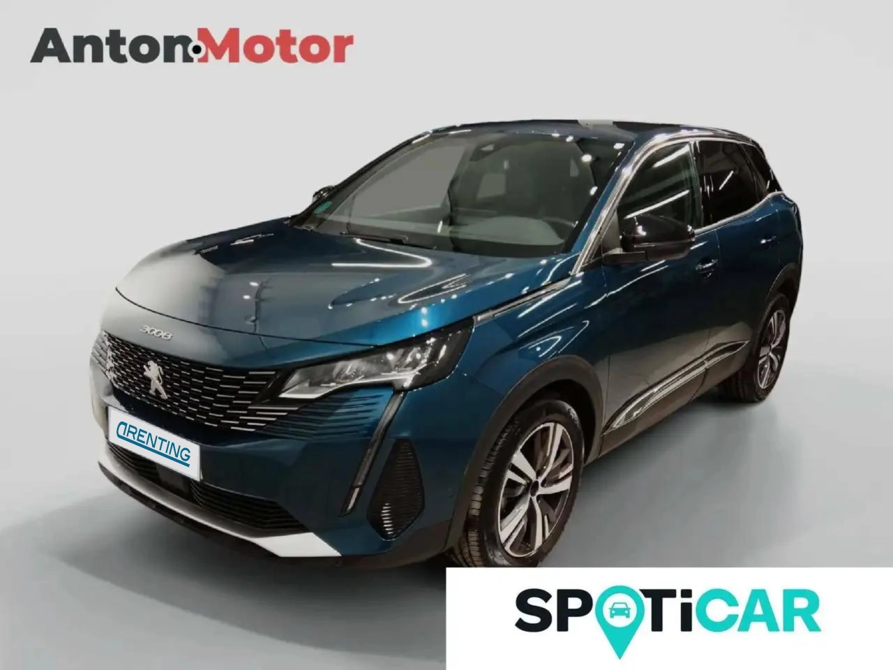 Renting Peugeot 3008 1.2 PureTech S&S Allure 130 Azul