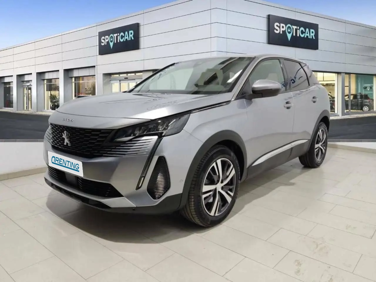 Renting Peugeot 3008 1.2 PureTech S&S Allure 130 Gris