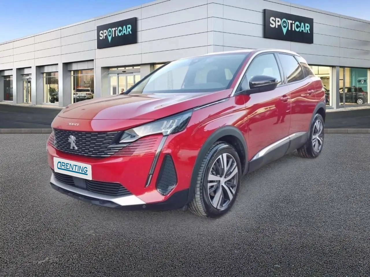 Renting Peugeot 3008 1.2 PureTech S&S Allure 130 Rojo