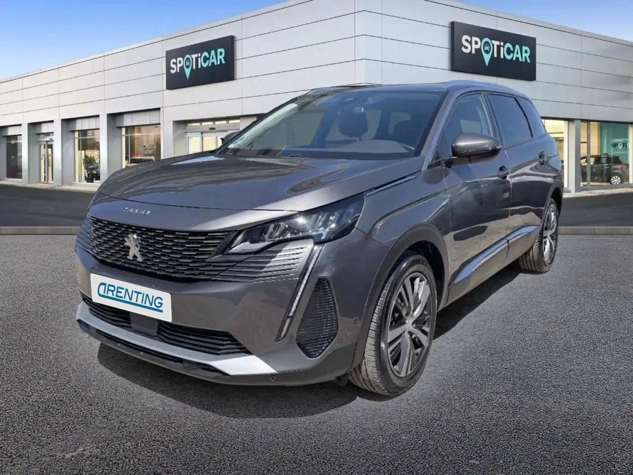 Renting Peugeot 5008 1.2 PureTech S&S Allure 7 pl. 130 Gris 2