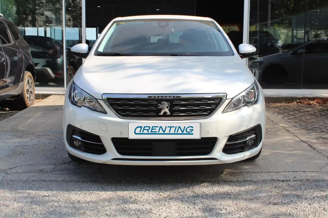 Renting Peugeot 308 1.2 PureTech S&S Allure Pack 130 Blanco 1