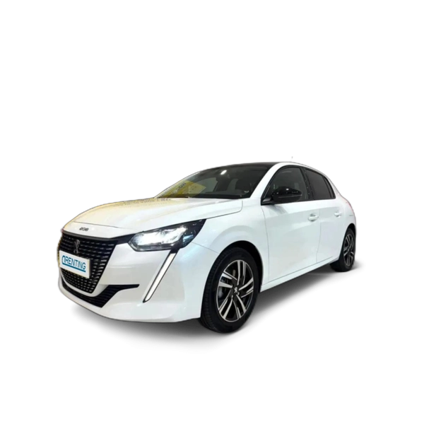 Renting Peugeot 208 1.2 Puretech S&S Allure Pack EAT8 100 Blanco