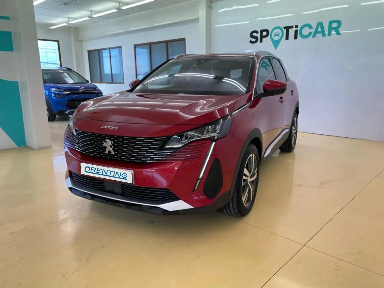 Renting Peugeot 3008 1.2 S&S PureTech Allure Pack 130 Rojo