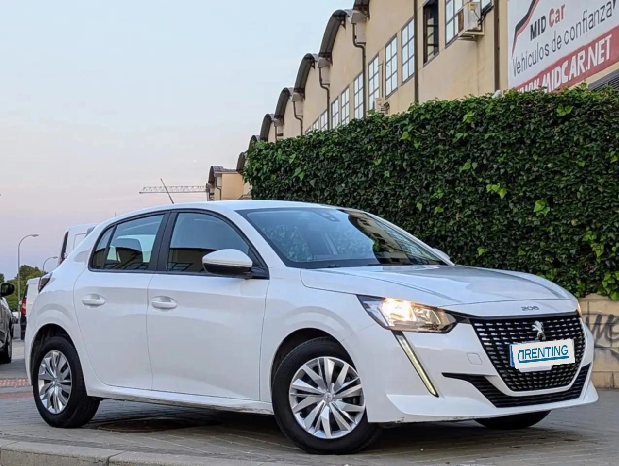 Renting Peugeot 208 1.5 BlueHDi 100Cv Blanco