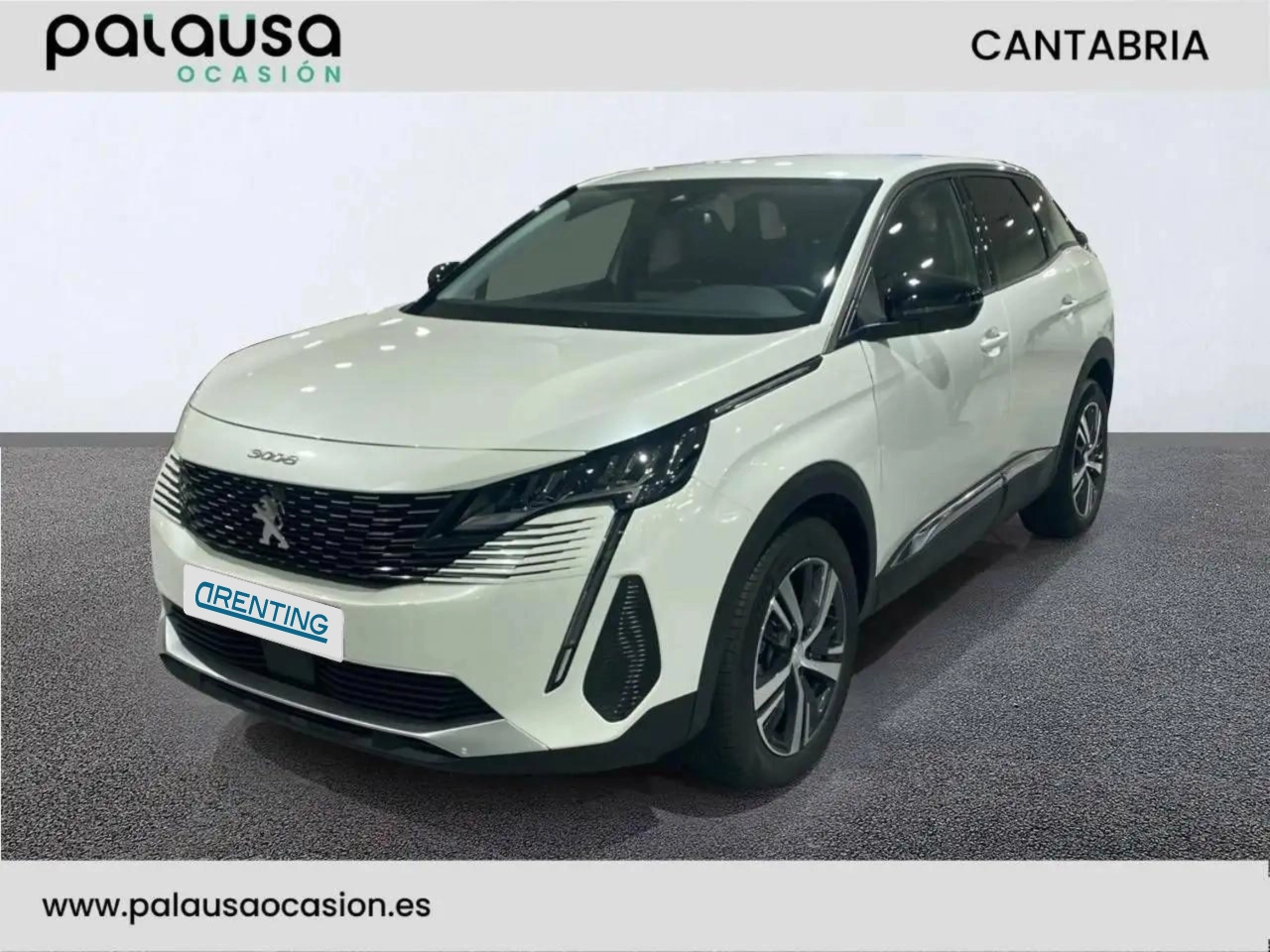 Renting Peugeot 3008 1.5 BlueHDi 96kW (130CV) S&S Allure Pack Blanco 1