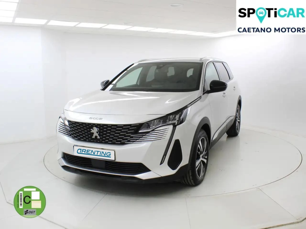 Renting Peugeot 5008 1.5 BlueHDi 96kW S&S Allure Pack EAT8 Blanco