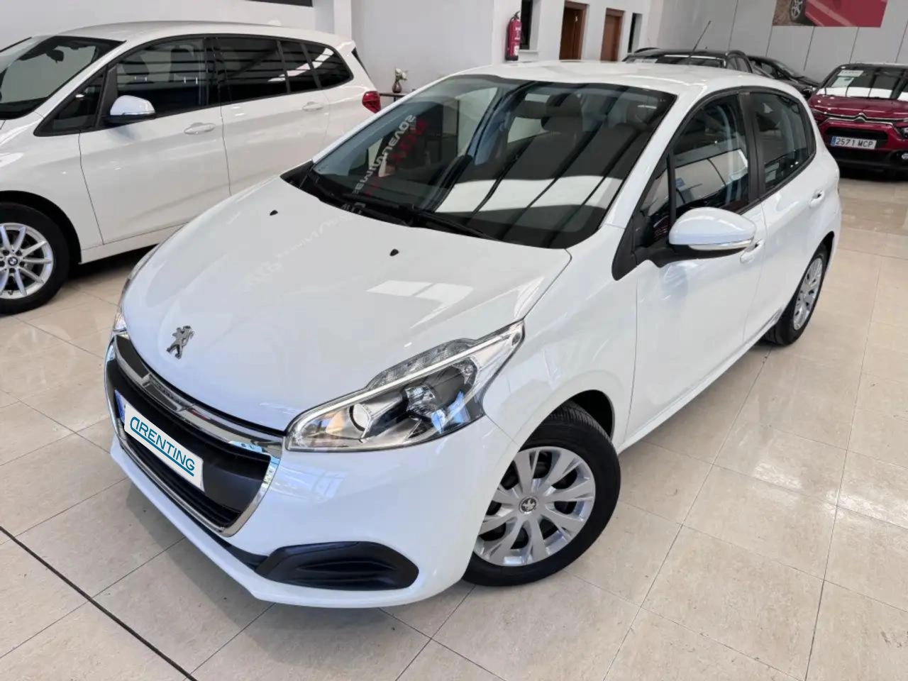 Renting Peugeot 208 1.5 BlueHDi S&S Active 100 Blanco 1