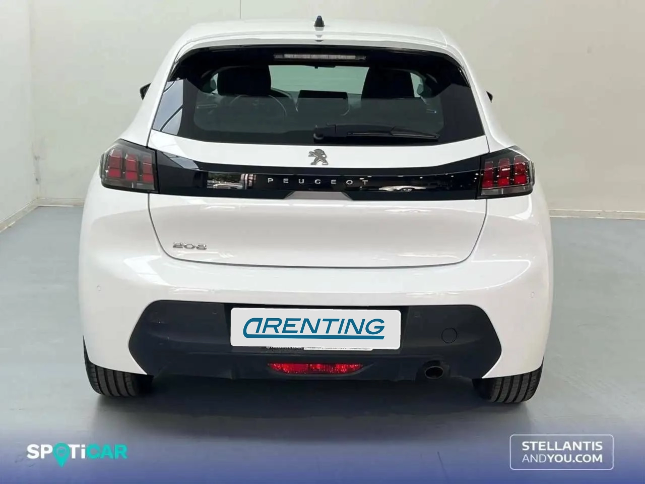 Renting Peugeot 208 1.5 BlueHDi S&S Active Pack 100 Blanco 1 1