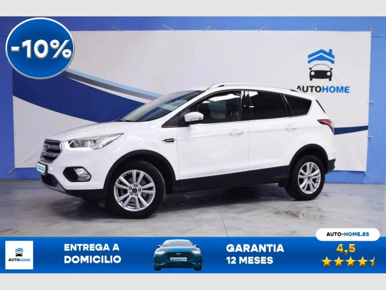 Renting Ford Kuga 1.5 EcoB. Auto S&S Trend+ 4×2 120 Blanco