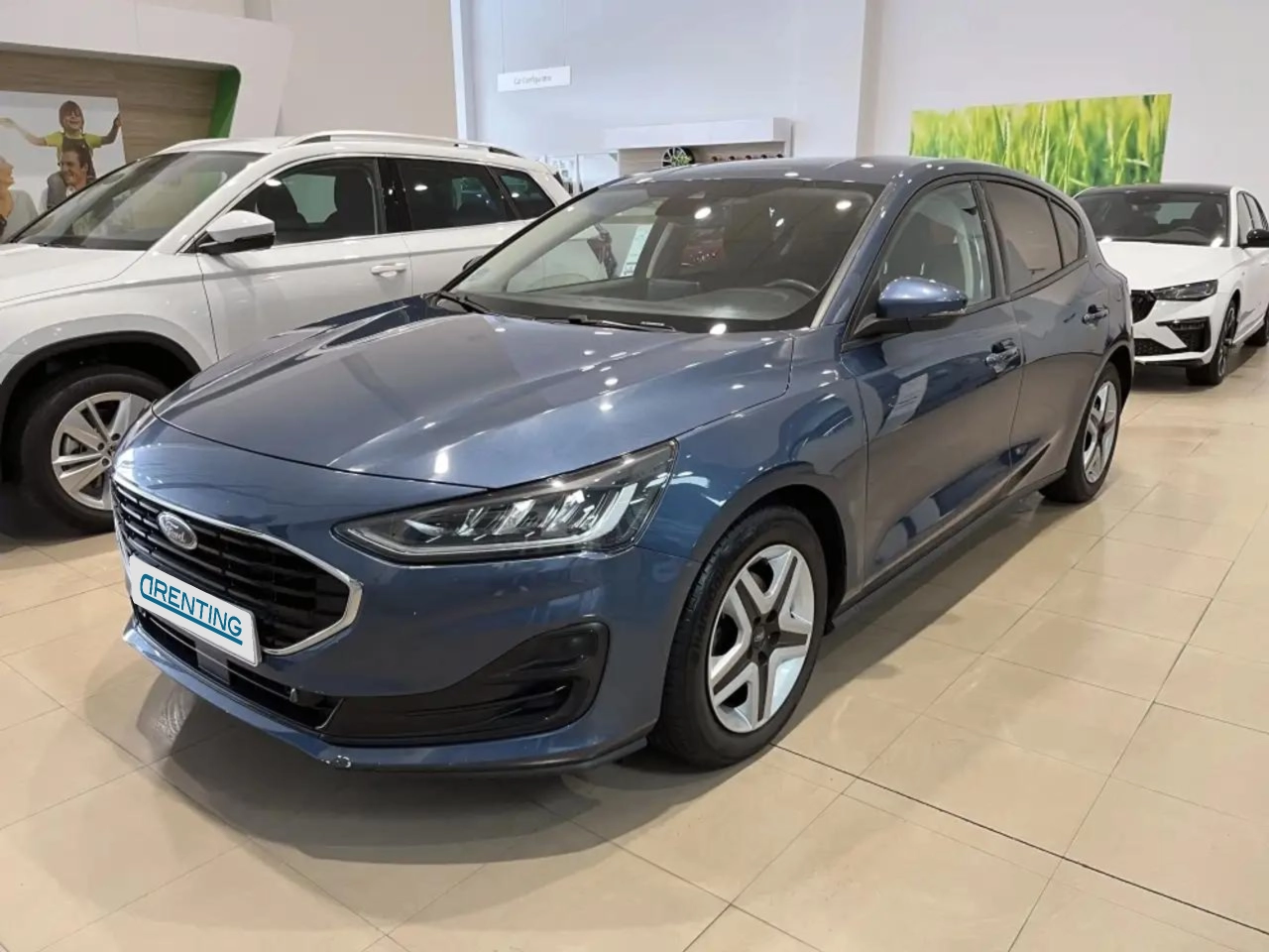 Renting Ford Focus 1.5 Ecoblue Active Style SIP 120 Azul