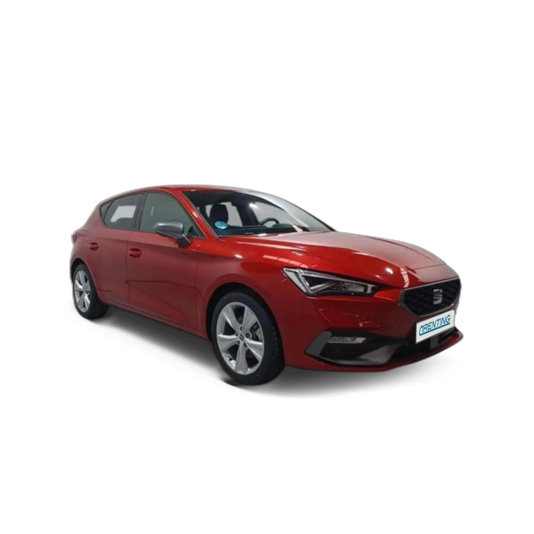 Renting SEAT Leon 1.5 eTSI DSG-7 S&S FR Special Edition 150 Rojo 1