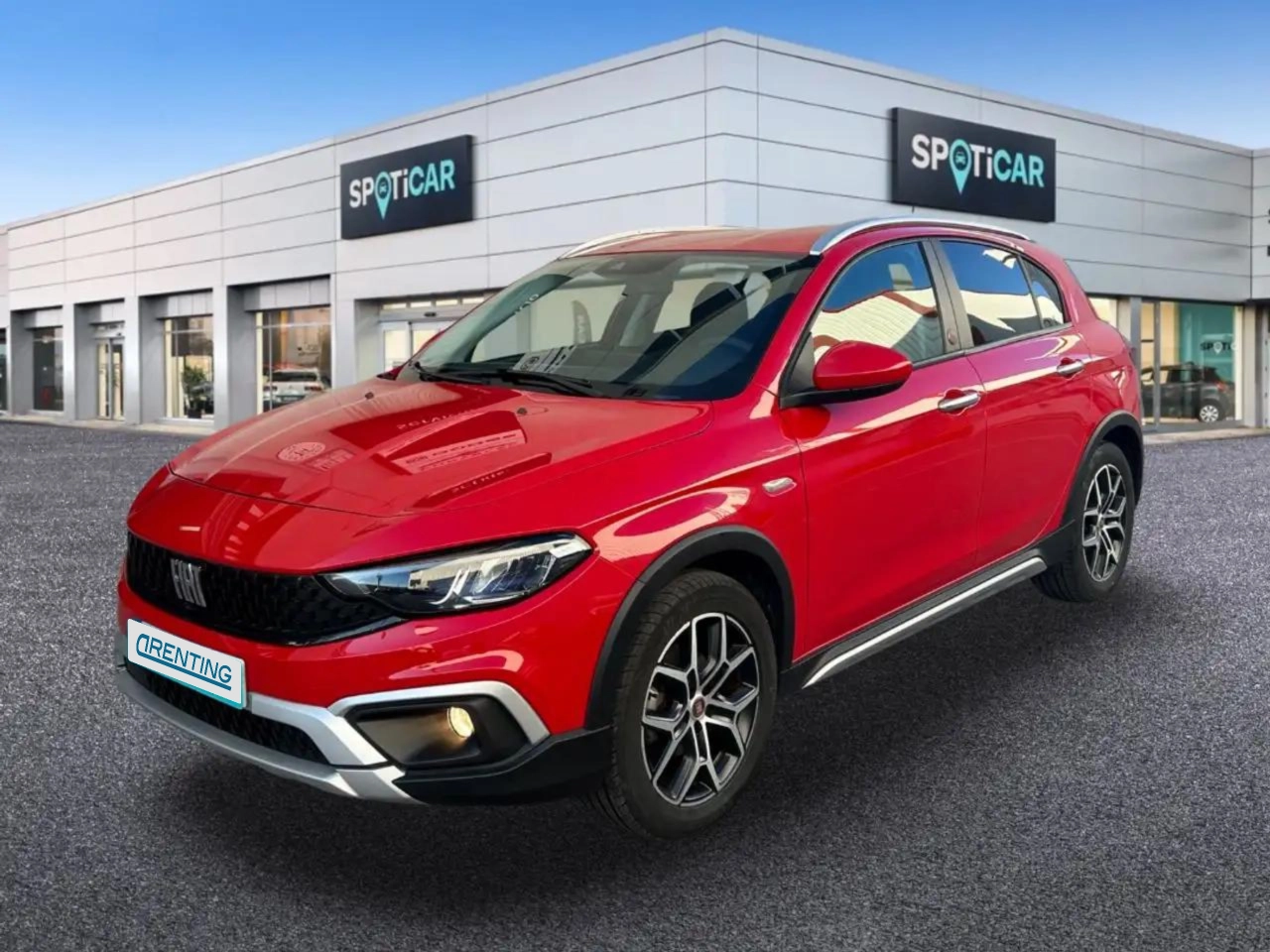 Renting Fiat Tipo 1.5 Hybrid Red DCT Rojo