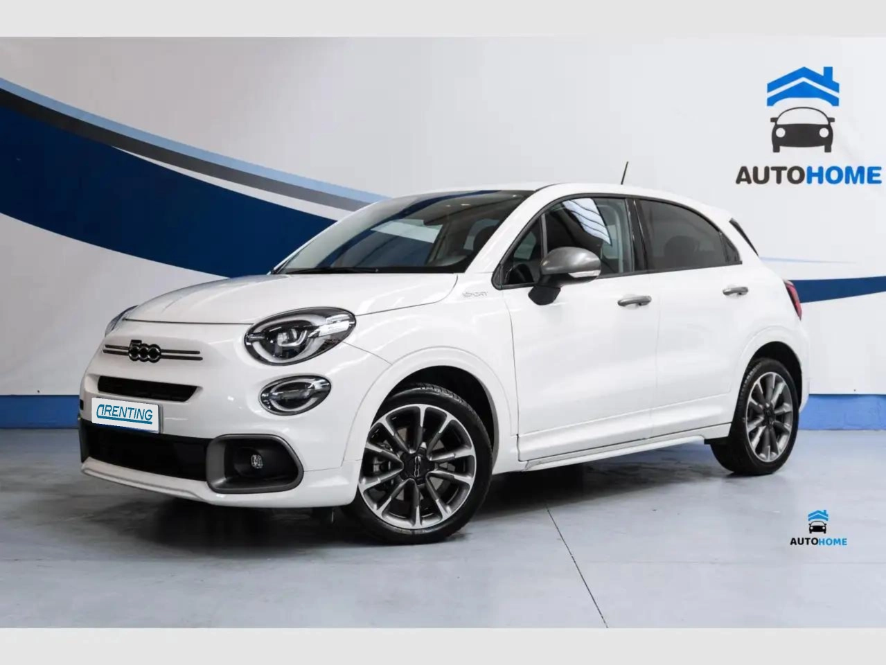 Renting Fiat 500X 1.5 Hybrid Sport DDCT Blanco