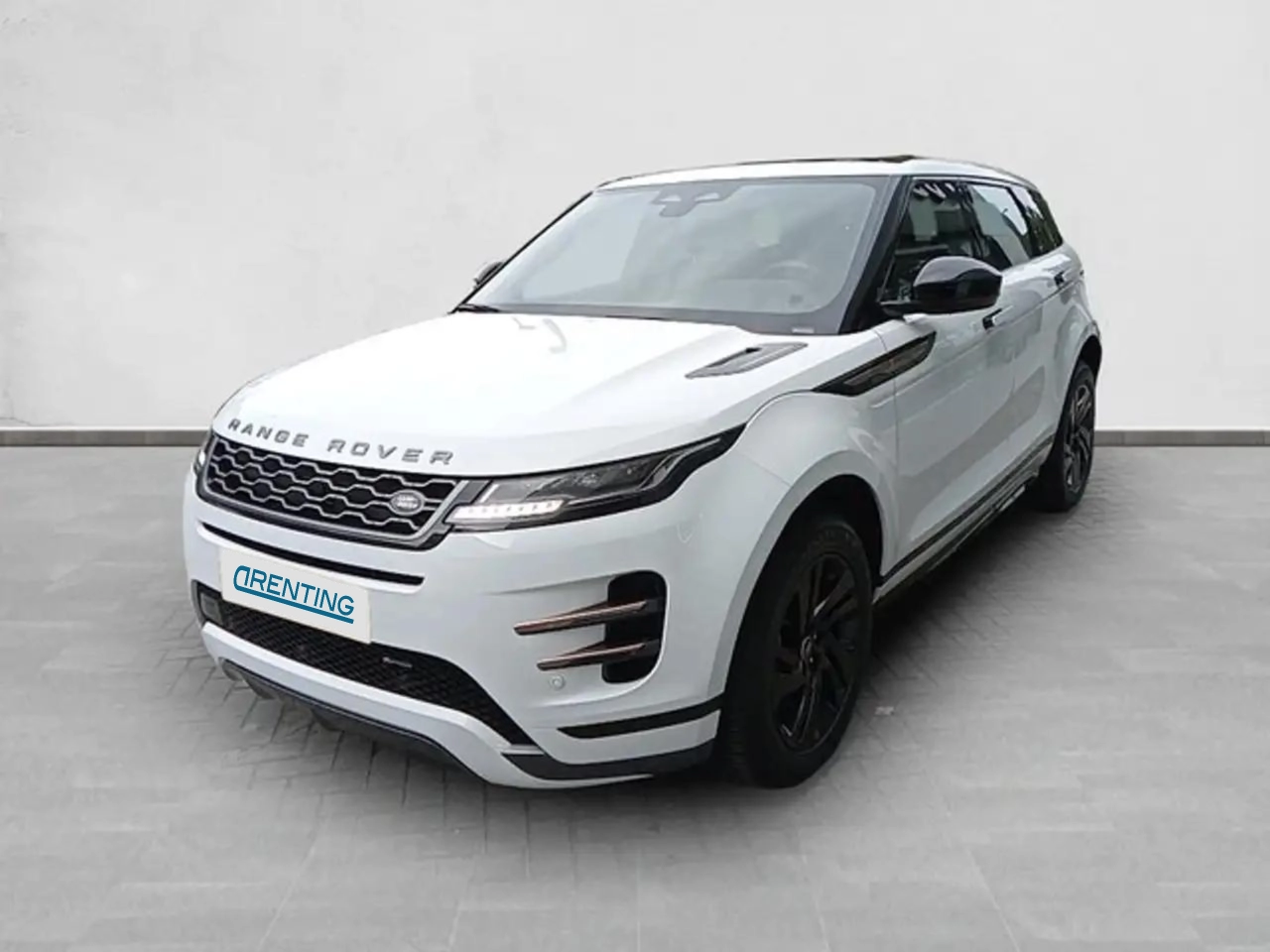 Renting Land Rover Range Rover Evoque 1.5 I3 PHEV R-Dynamic S AWD Auto Blanco