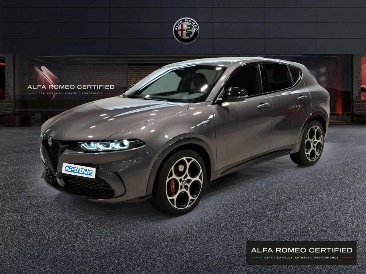 Renting Alfa Romeo Tonale 1.5 MHEV GASOLINA 160 CV  FWD Veloce Gris