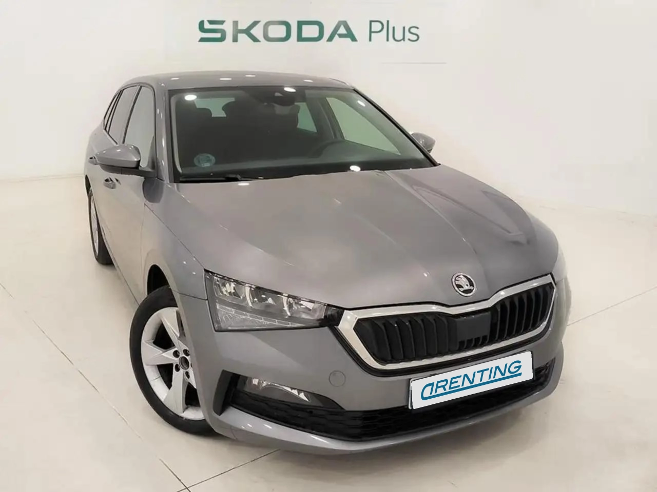 Renting Skoda Scala 1.5 TSI Ambition 110kW Gris