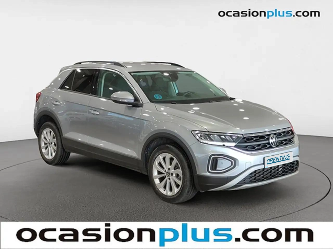 Renting Volkswagen T-Roc 1.5 TSI Life Plateado 1