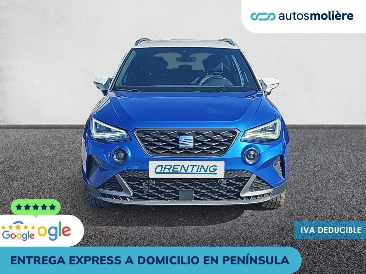 Renting SEAT Arona 1.5 TSI S&S FR DSG7 150 Azul 4