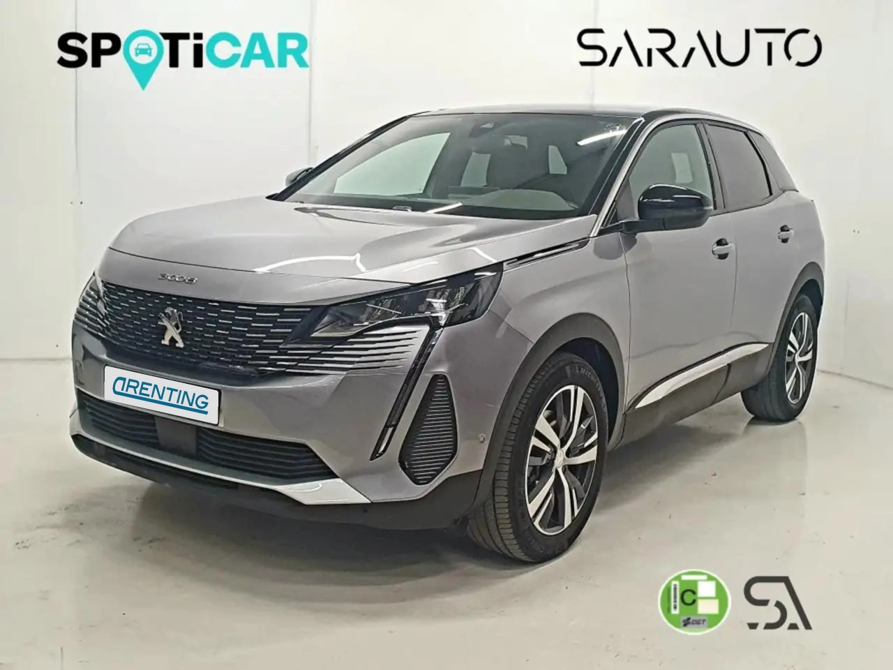 Renting Peugeot 3008 1.5BlueHDi Allure Pack S&S EAT8 130 Gris 1