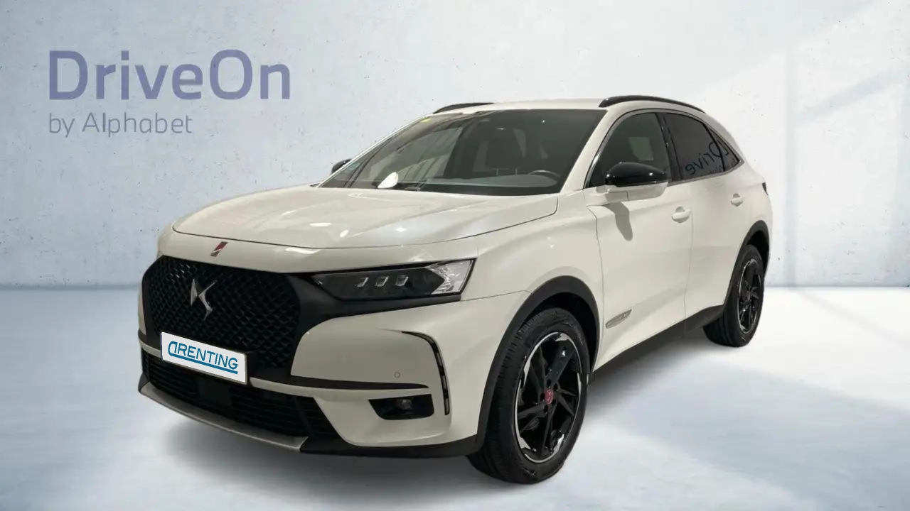 Renting DS Automobiles DS 7 Crossback 1.5BlueHDi Performance Line Blanco