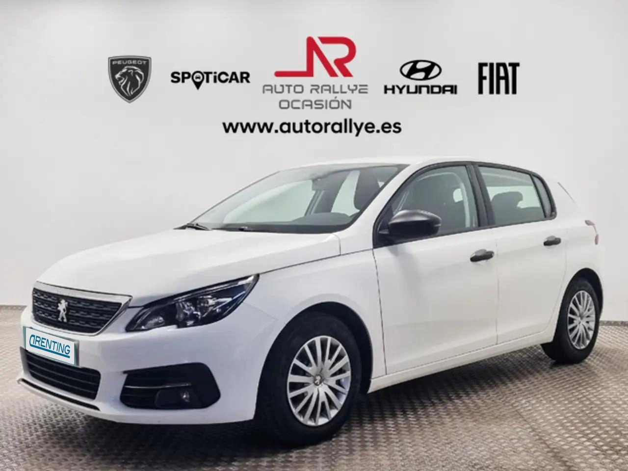 Renting Peugeot 308 1.5BlueHDi S&S Access 100 Blanco 1