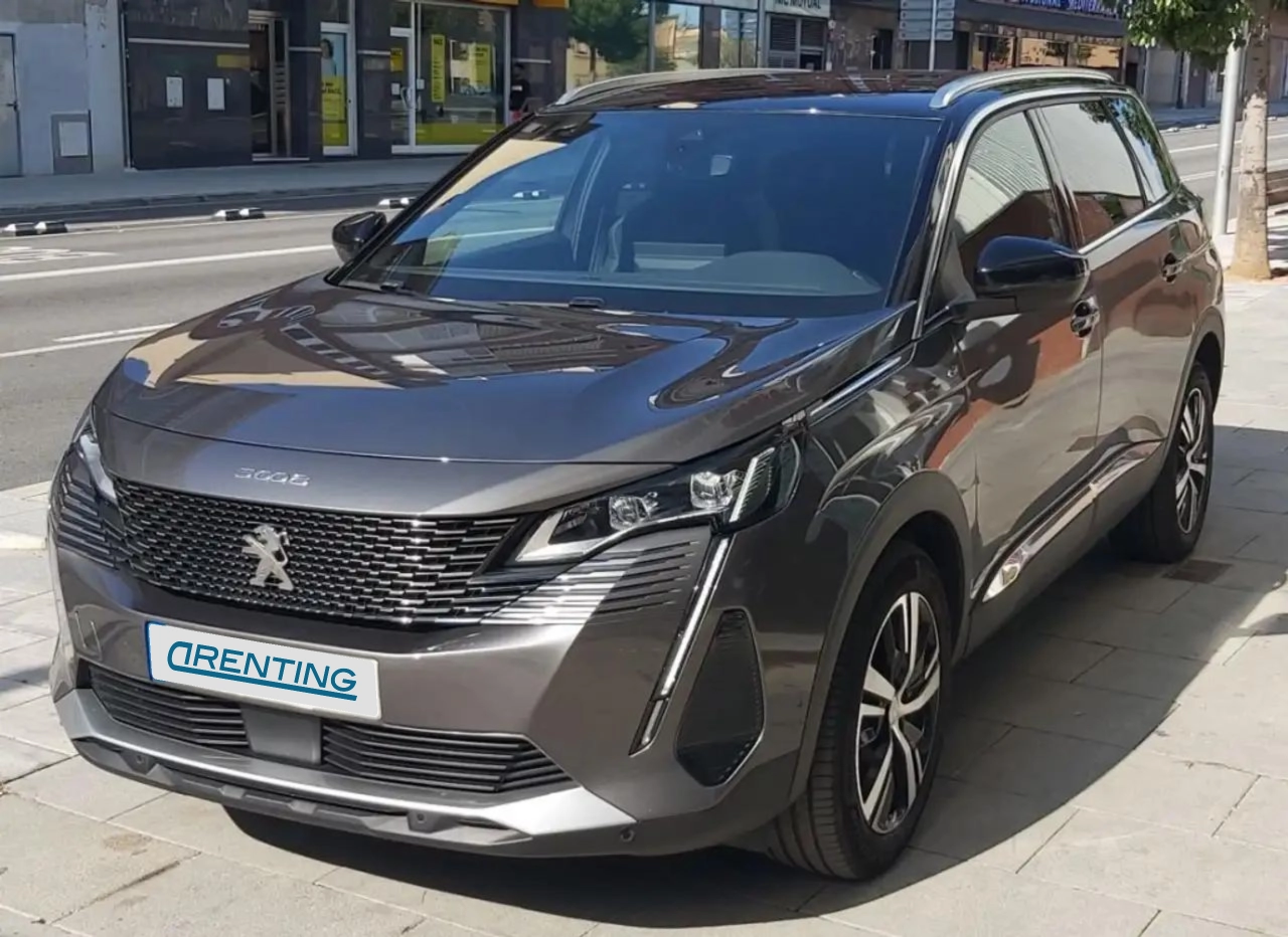 Renting Peugeot 5008 1.5BlueHDi S&S GT EAT8 130 Gris