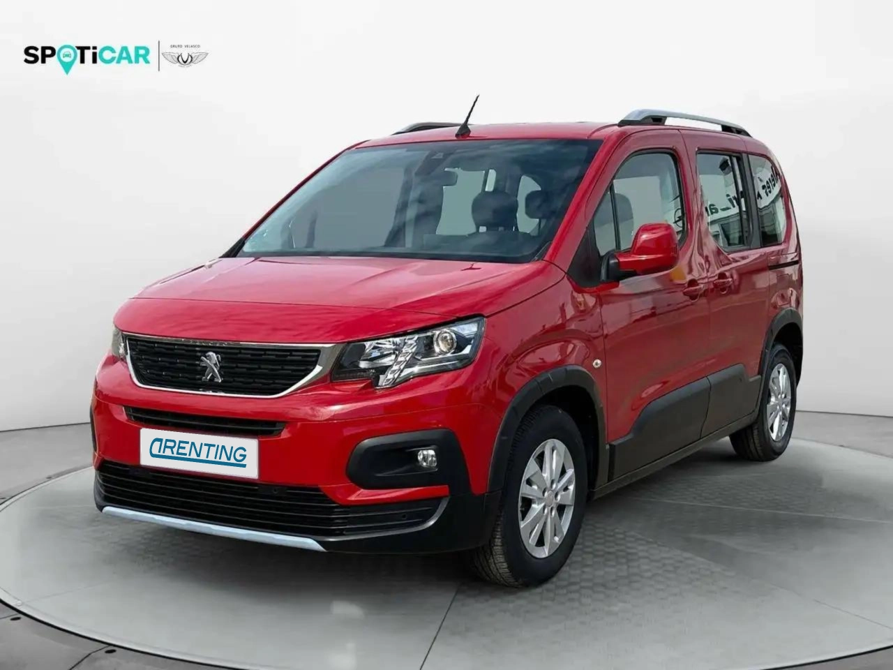 Renting Peugeot Rifter 1.5BlueHDi S&S Standard Allure 130 Rojo