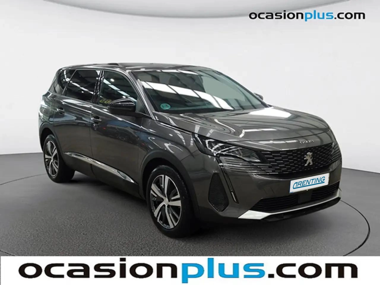 Renting Peugeot 5008 1.6 BlueHDI Allure 7 pl. 120 Gris 1