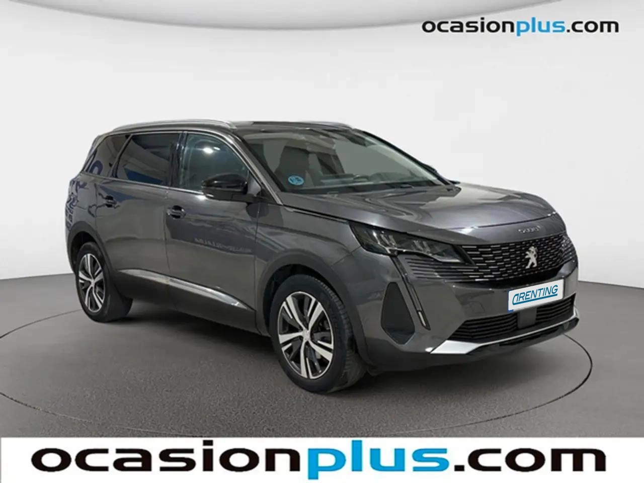 Renting Peugeot 5008 1.6 BlueHDI Allure 7 pl. 120 Gris 1 1