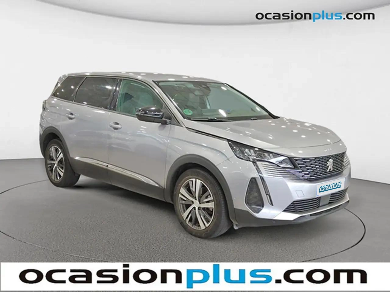 Renting Peugeot 5008 1.6 BlueHDI Allure 7 pl. 120 Gris 2