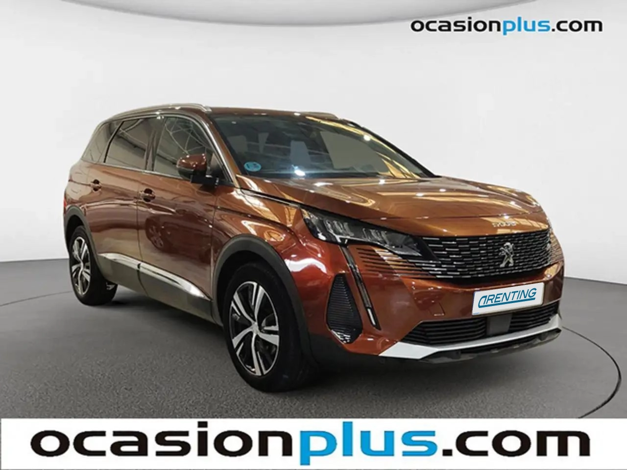 Renting Peugeot 5008 1.6 BlueHDI Allure 7 pl. EAT6 120 Marrón